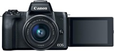Canon M50 cu două baterii și obiectiv standard