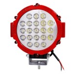 Proiector LED Auto Offroad 63W/12V-24V, 4410 LM, Rosu, Spot Beam 30 Grade