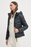 Superdry geaca femei, culoarea albastru marin, de iarna, W5011724A-98T