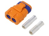 Conector alimentare DC LFB50 mamă 2 PIN cablu lipire AMASS