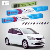 Cumpara ieftin Ștergătoare Seat Mii KF1 2011-2019 | Set Față și Spate Flat &ndash; TeamCar&reg;