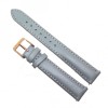 Curea de ceas din piele naturala Gri - 16mm - C3155, Time Veranda