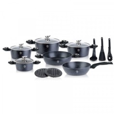 Set 15 Piese Cratite Marmorate cu Capace si Accesorii Grunberg GR2716N foto