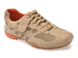 Cumpara ieftin Pantofi sport GEOX bej, U55MNA, din material textil si piele naturala
