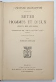 BETES , HOMMES ET DIEUX par FERDINAND OSSENDOWSKI , 1924