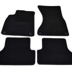 Covorase mocheta Audi A6 4 USI 4/2011- , A6 AVANT 9/2011- , A7 10/2010- Negru, set de 4 bucati Kft Auto