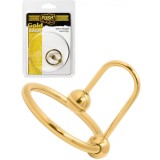 Inel penis cu bila metalica, Sperm Stopper, Push Gold Edition