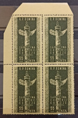 Saptamana Culturii Chineze - Lp 374 / 1954 - Serie MNH in bloc de 4 foto