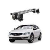 Cumpara ieftin Bare transversale portbagaj auto aluminiu compatibile plafon neted Volvo V60 Cross Country 2011-2018 argintii sau negre