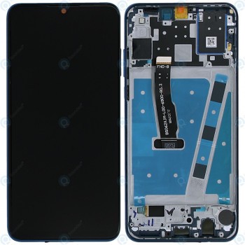 Huawei P30 Lite (MAR-LX1A MAR-L21A) Capac frontal modul display + LCD + digitizer albastru păun