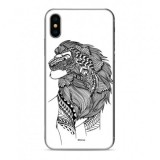 Husa Capac TPU / Glass, SIMBA &amp; FRIENDS 006, Apple iPhone XS cu Licenta, Blister