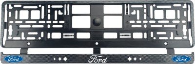 Set 2 bucati, suport numar inmatriculare Carbon, Ford II foto