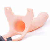 Strap On Silicon Natural cu Ham Elastic Guilty Toys