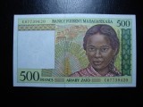 MADAGASCAR 500 FRANCI UNC