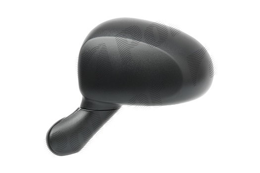 Oglinda exterioara Chevrolet Spark/Matiz (M200/250), 05.2005-01.2010, partea Stanga, culoare sticla crom, sticla convexa, carcasa neagra, ajustare ma