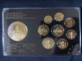 Set Euro - Probe Germania 2013 - SAAR + medal placate cu aur, Europa