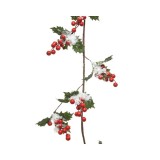 Decoratiune - Garland Holy Berry Foam Snow | Kaemingk