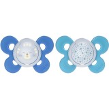 Chicco Physio Comfort Night 16-36 m suzetă Cat/Stars 2 buc