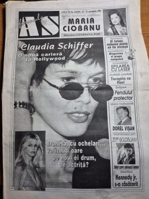 ziarul formula as 14 - 21 octombrie 1996 - dorel visan , interviu maria ciobanu interviu foto