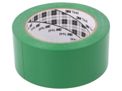Bandă de marcare verde 33m x 50mm autoadezivă foto