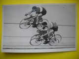 HOPCT 542 X - FOTOGRAFIE VECHE-D= 18/13 CM-SFERTURI DE FINALA -CICLISM-SPORT-1947-FOTO AGENTIA ASSOCIATEDPRESS PHOTOS 1947