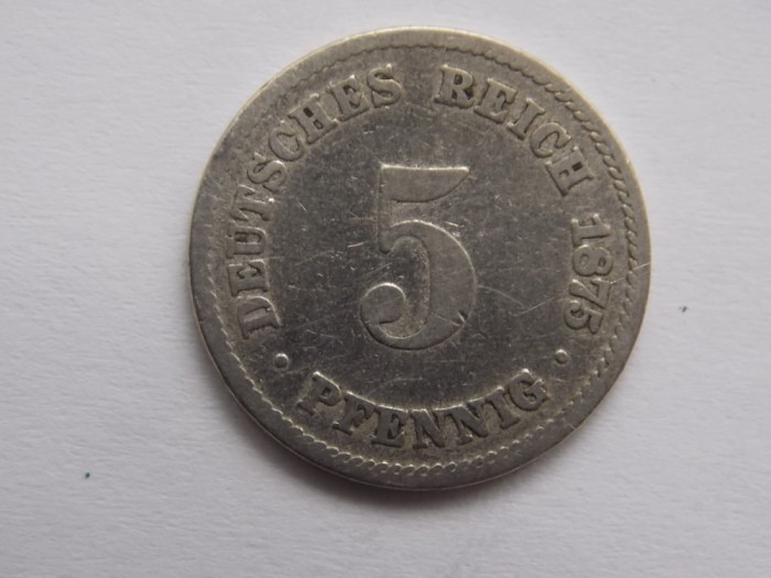 5 PFENNIG 1875-C GERMANIA