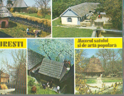 CPI B 12250 CARTE POSTALA - BUCURESTI. MUZEUL SATULUI SI DE ARTA POPULARA foto