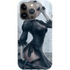 Husa compatibila cu Apple iPhone 13 Pro Max model Nier Automata, Silicon, TPU, Viceversa, Transparent, Carcasa