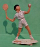 GEMODELS Tenis vintage 1950 4 cm plastic moale U.K. GE Models John Menzies C20
