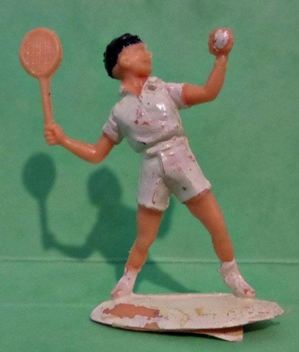 GEMODELS Tenis vintage 1950 4 cm plastic moale U.K. GE Models John Menzies C20