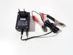 Redresor , incarcator acumulator baterie scuter, moto, atv 400 MA (230V) foto