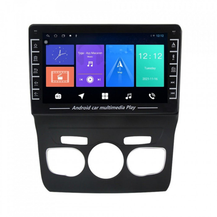 Navigatie dedicata cu Android Citroen DS4 2010 - 2018, clima automata, 1GB RAM,