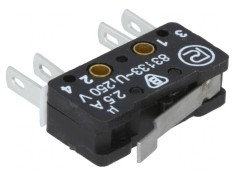 Microintrerupator SNAP ACTION 2,5A 250VAC foto
