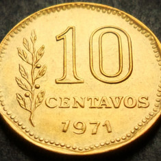 Moneda 10 CENTAVOS - ARGENTINA, anul 1971 * cod 4617 = A.UNC