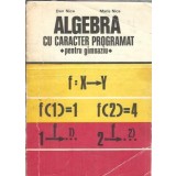 Algebra cu caracter programat pentru gimnaziu - Dan Nica