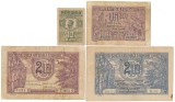 10 bani 1917, 2 lei 12 mar.1915, 1 leu 21.dec.1938, 2 lei 21.dec.1938-lot 4 buc.