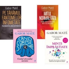 Pachet 4 carti Gabor Mate: Despre Mitul Normalitatii si AD(H)D