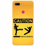 Husa silicon pentru Xiaomi Mi 8 Lite, This Is Sparta Funny Illustration