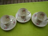 Portelan Chodziez Made in Poland, lot de 3 cesti de cafea