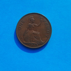 One Penny 1938 Anglia-stare buna!!-in realitate arata bine!