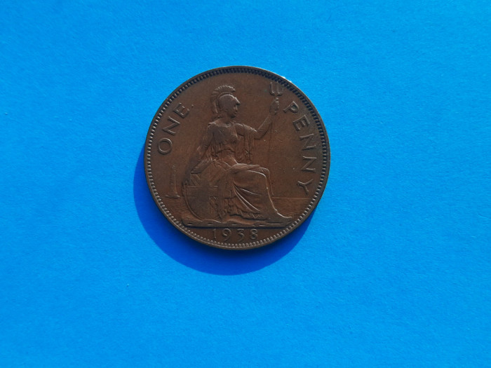 One Penny 1938 Anglia-stare buna!!-in realitate arata bine!
