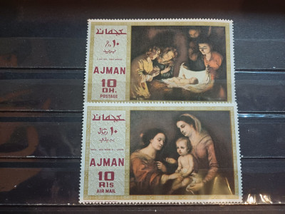 AJMAN 1969-MNH-PICTURI RELIGIOASE-SERIE foto