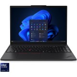 Laptop Lenovo ThinkPad T16 Gen 4 (Intel) cu procesor Intel&reg; Core Ultra 5 225U pana la 4.80 GHz, 16 WUXGA IPS, 16GB RAM, 512GB SSD, Intel&reg; Graphics, Wi