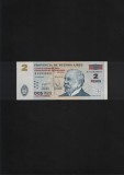 Rar! Argentina provincia Buenos Aires (Patacon) 2 pesos 2002 seria05939901 aunc