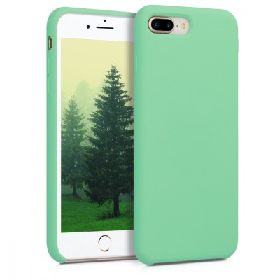 Husa pentru Apple iPhone 8 Plus / iPhone 7 Plus, Silicon, Verde, 40842.147 foto