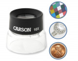 Cumpara ieftin Lupa de masa Carson LumiLoupe 10X, LL-10 - RESIGILAT