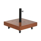 Bază pentru Umbrelă de Soare DKD Home Decor Natural Negru Metal Granit Beton (48 x 48 x 39 cm)