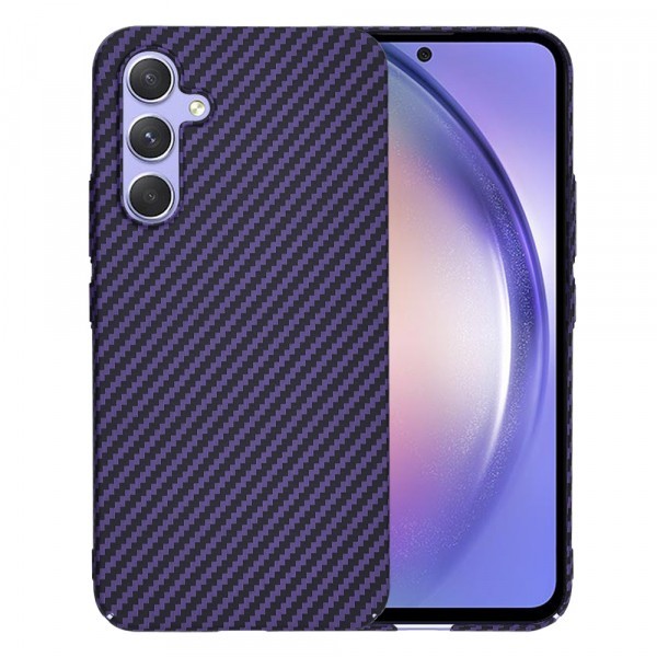 Husa pentru Samsung Galaxy A54 A546, Techsuit, Carbonite FiberShell, Mov