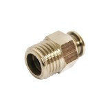 Mufa rapida dreapta din metal fi 6 cu filet M14, Breckner Germany