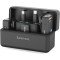 Microfon wireless Saramonic Ultra 01, 1x Receiver, 2x Microfon, Autonomie microfon 6 ore, Raza de actiune 250-300m, Noise canceling, Negru